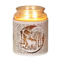 Aroma White & Gold Deer Family Jar Sleeve & Wax Melt Warmer Extra Image 3 Preview